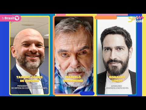 SEM CENSURA RECEBE TARCISO GOMES DE AMORIM, MARCELO DRUMMOND E RONALDO LEMOS