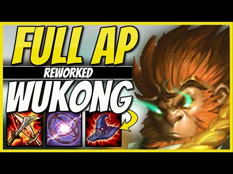 1000 DMG With E Ability | Full AP REWORKED Wukong - League of Legends Gameplay