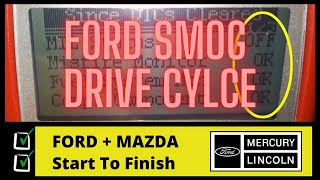Ford Emissions Drive Cycle▶️ How to Pass Smog Lincoln Mercury Mazda