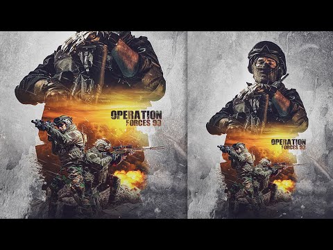 Advanced Photoshop Action Gaming Poster