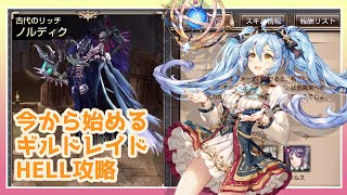 【キンスレ】目標100億ダメージ！中級者向けのギルドレイドHELL攻略（ノルディク）ー『キングスレイド』実況プレイ#88