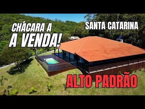 CHÁCARA COM MORADA DE ALTO PADRÃO EM SANTO AMARO DA IMPERATRIZ | SANTA CATARINA!