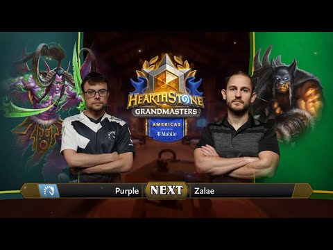 Purple vs Zalae - Division B - Hearthstone Grandmasters Americas 2020 Season 1 - Week 5