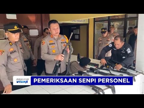 POLRES SABANG PERIKSA ADMINISTRASI DAN SENJATA API ANGGOTA