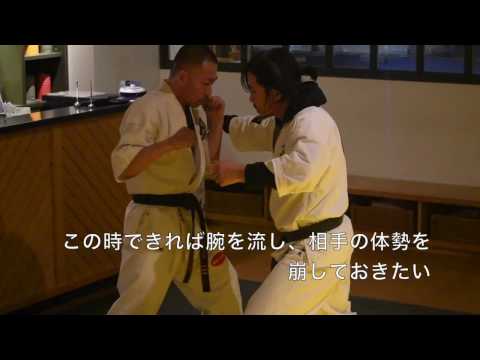 下段回し蹴りに対するポジショニング