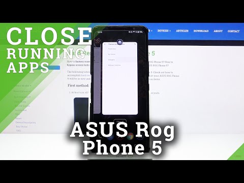 How to Deactivate Background Apps on ASUS ROG Phone 5– Release Memory
