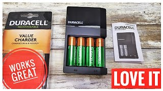 REVIEW Duracell Ion Speed 1000 Rechargeable AA Battery Charger AAA Batteries