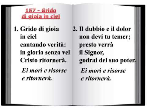 157 Grido di gioia in ciel - Innario Chiesa Cristiana Avventista del Settimo Giorno 2014