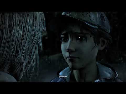 THE WALKING DEAD - Clementine kisses Violet
