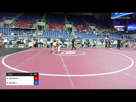 113 Lbs Consi Of 32 #2 - Lucas Kaufman, Kansas Vs Koltyn Grebel, North Dakota F1d7