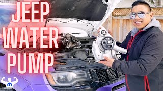 jeep grand cherokee water pump replacement