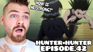 GON IS STRONG??!! | HUNTER X HUNTER - Episode 42 | New Anime Fan | REACTION!