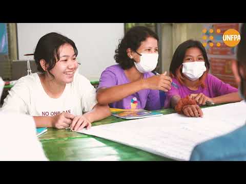 UNFPA Myanmar | Comprehensive Sexuality Education out of school training empowers adolescents and youth in Myanmar
