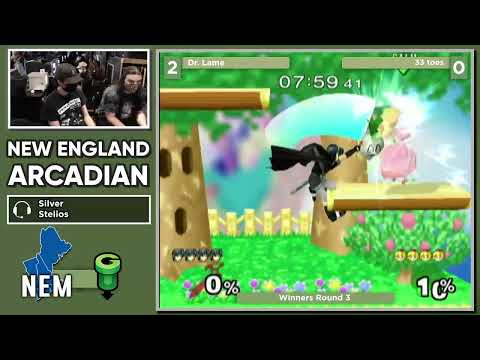 NE Melee Arcadian 9 - Dr. Lame (Marth) vs. 33 toes (Peach) - SSBM WR3