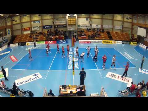 Schweizer Cup 2014/15, Achtelfinals: VC Kanti - Franches-Montagnes 3:1 (14.12.2014)