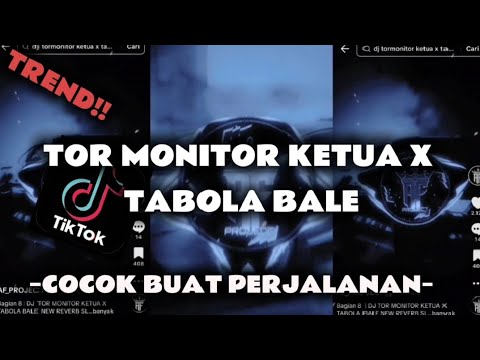DJ TOR MONITOR KETUA X TABOLA BALE NEW REVERB SLOW BASS || SOUND TREND TIKTOK 2025