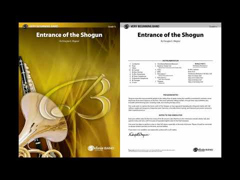 Entrance of the Shogun, by Douglas E. Wagner – Score & Sound