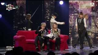 131212　San E (산이) feat. Sanchez of Phantom　Break up dinner (이별식탁) @ M countdown