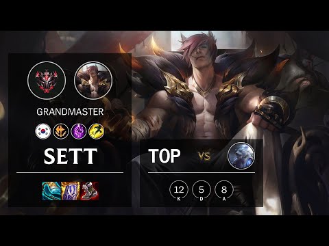 Sett Top vs Volibear - KR Grandmaster Patch 11.3