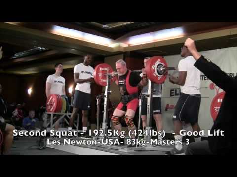 2015 IPF Masters World Championship M3 Men 59 to 83 Kg Squats