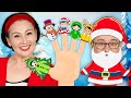 Christmas Finger Family Song Santa Rudolf Grinch Kids Holiday Fun Kids Songs Nursery Rhymes