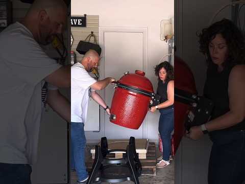 How to move a Kamado Joe | Bartlow's BBQ #shorts #kamadojoe