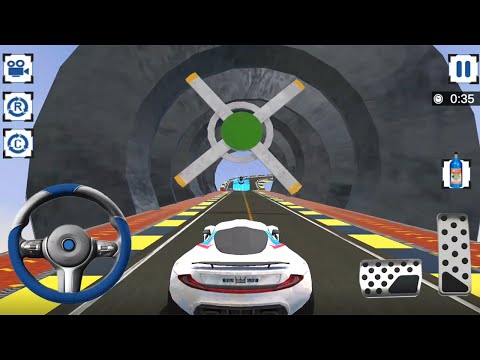 Car Stunt Race 3D - Turbo GT Car Driving New Levels (10-14) Impossible Stunts - Android Gameplay