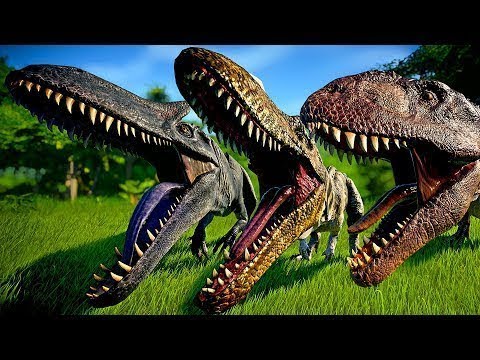 Allosaurus Vs Ceratosaurus Vs Metriacanthosaurus Vs Majungasaurus (Dinosaurs Fight)