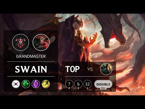 Swain Top vs Gangplank - KR Grandmaster Patch 9.15