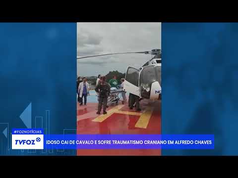 Idoso cai de cavalo e sofre traumatismo craniano em Alfredo Chaves