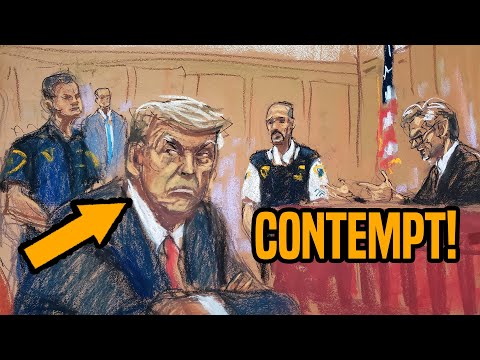 WOW: Trump HELD IN CONTEMPT of court, threatened with JAIL