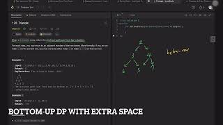 Download the video "[ LeetCode 120 ] Triangle | Bottomu-Up DP |  Recursion | Memoization | Complexity Explained | Python"