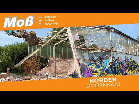 NORDEN | Abbruch des ehemaligen Doornkat-Geländes | Moß Abbruch-Erdbau-Recycling GmbH & Co KG