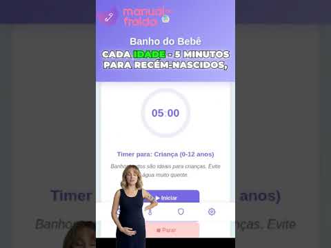 Cronômetro de Banho do Bebê