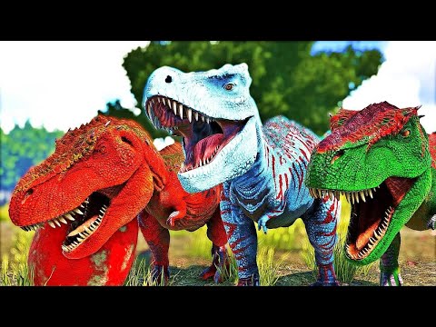 A Difícil Sobrevivência do Bebê Tarbosaurus SPECKLESS até Adulto! O FILME - ARK DINOSSAUROS
