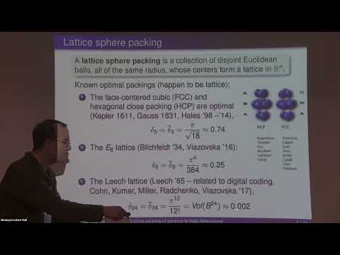 Lattice Packing of Spheres in High Dimensions Using a Stochastically Evolving Ellipsoid