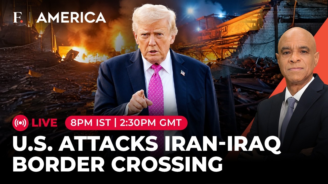 LIVE: US Strikes Iran-Iraq Border Crossing Amid Regional Tensions | Firstpost America | N18G