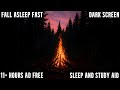 11 Hours Of Campfire Ambience Sleep Relaxation By The Forest Pink Sky Night Sounds