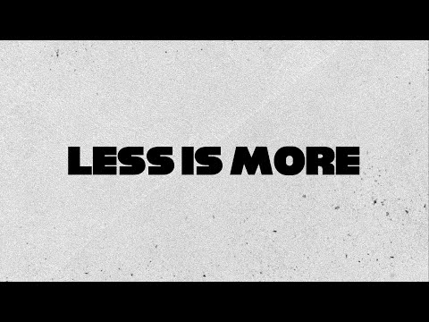 Amore Jones -  Less Is More (Official Lyric Video)