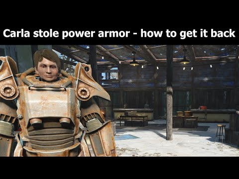 How to get back stolen power armor in Fallout 4 #fallout #fallout4