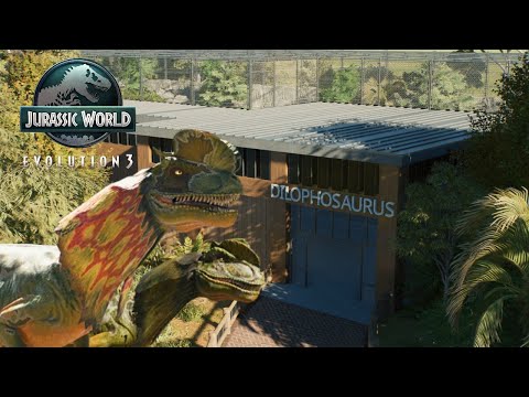 When Spit Hits the Fan. Dilophosaurus Habitat Speed build - Hunter Valley Paleo Zoo Ep 6