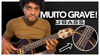UKULELE BAIXO - KALA UBASS STRIPED EBONY REVIEW (PARTE 1)
