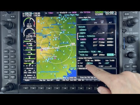 Loading the G1000 NXi VNAV and GFC 700