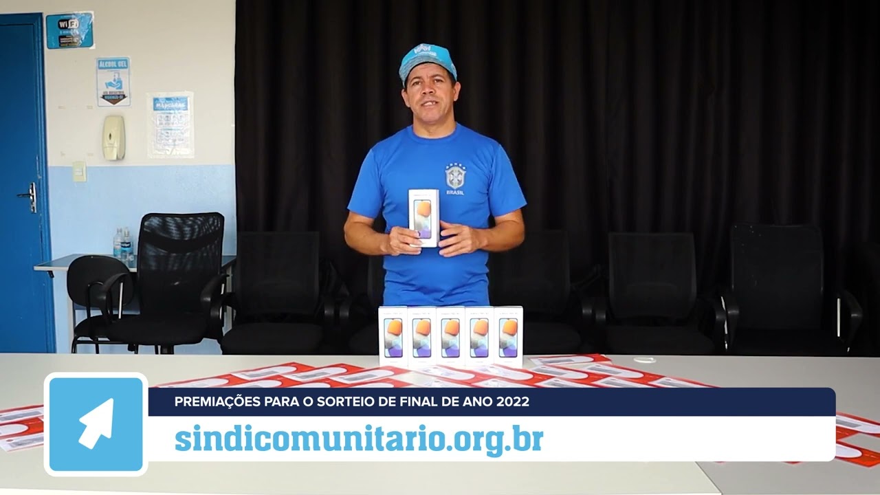 Premiações para o sorteio de final de ano 2022