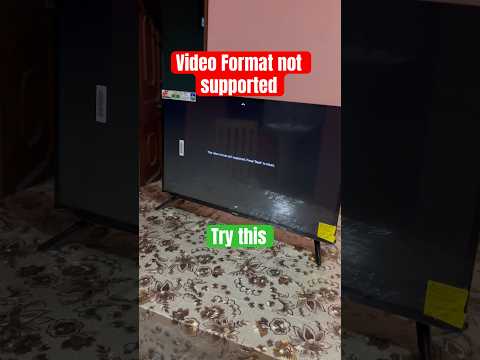 Video Format not supported on TV??? Try This👆🏻❤️ #shorts #ytshorts