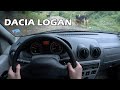 Average Romanian Road Driving POV Dacia Logan