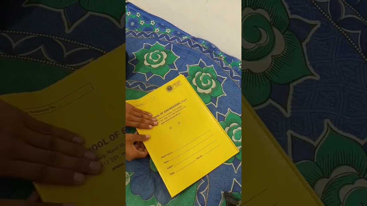 how to fold ASSIGNMENT file|file folding|@tecoritham #shorts |MIT UNIVERSITY PUNE|[MIT ADT]