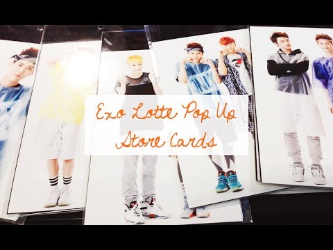 Exo Lotte Pop Up Store Cards (18 Packs)