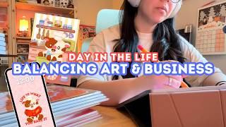 Running an Art Business from Home: Balancing Art, Business, & Avoiding Burnout
