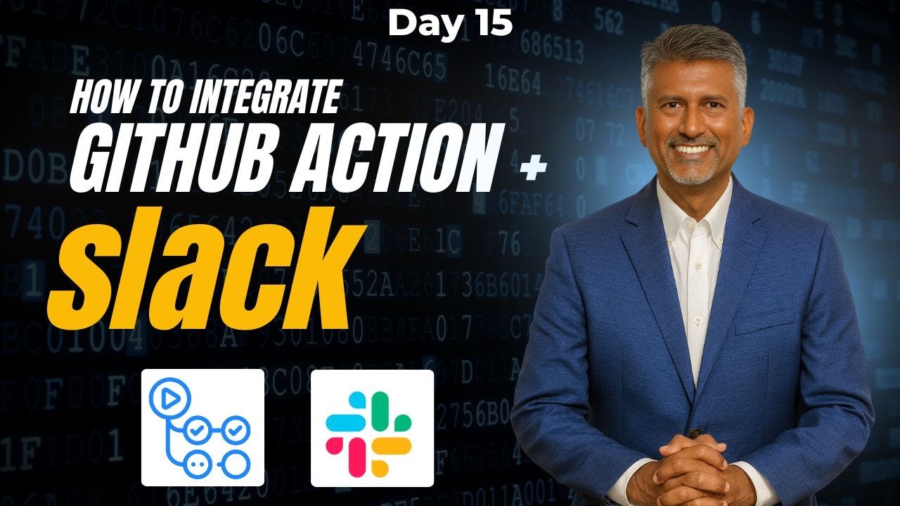 Day 15 – GitHub Actions Slack Integration | Automate CI/CD Notifications to Slack